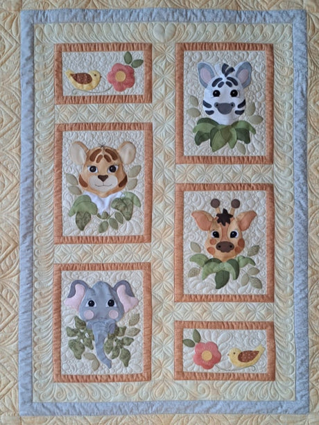 Woodland Animals Downloadable Pattern by Lavenderfield Quilt Design