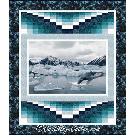 Artic Whales Downloadable Pattern by Castilleja Cotton