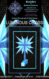 Luminous Cross Quilt Pattern by Kwilt Art