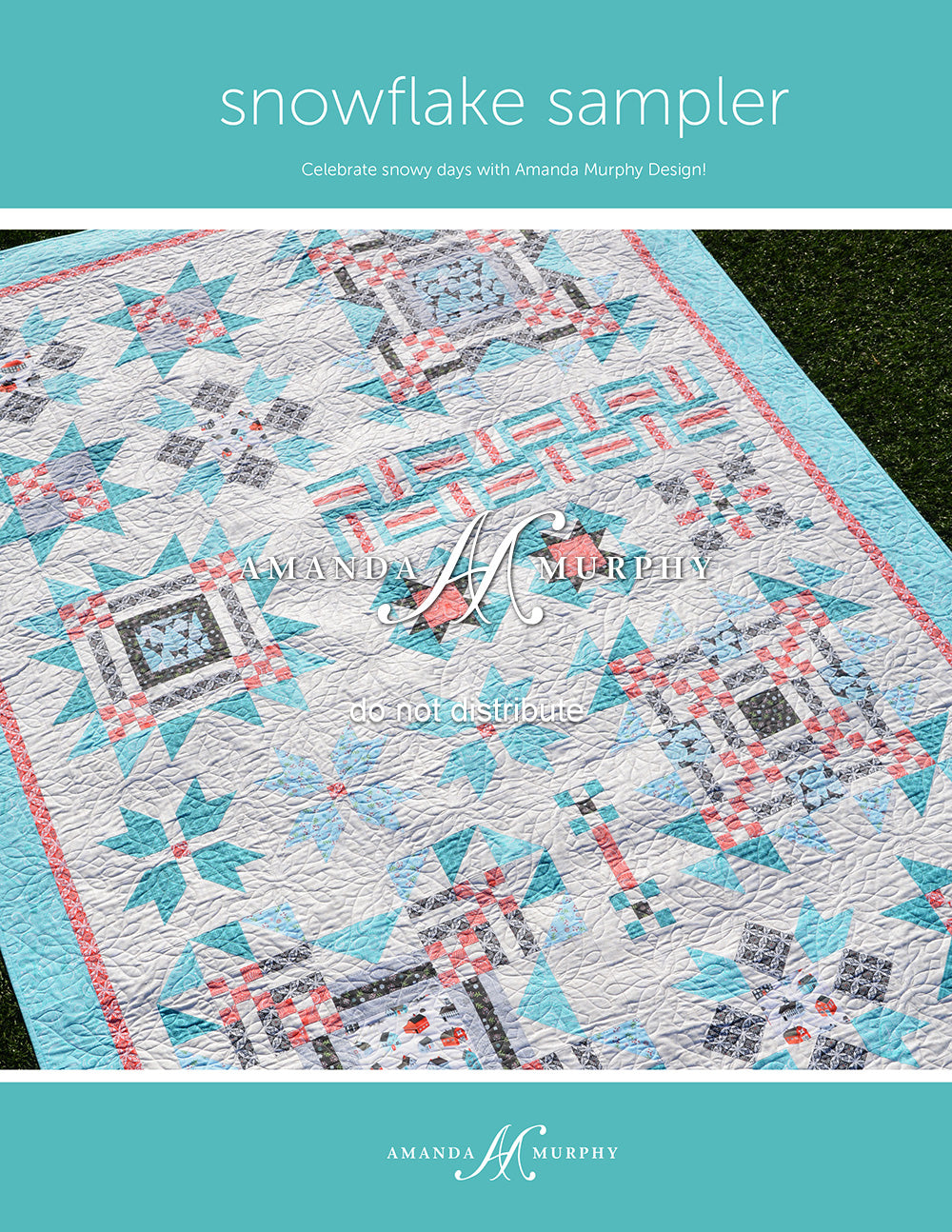 Snowflake Sampler Quilt Pattern