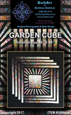 Garden Cube Quilt Pattern by Kwilt Art