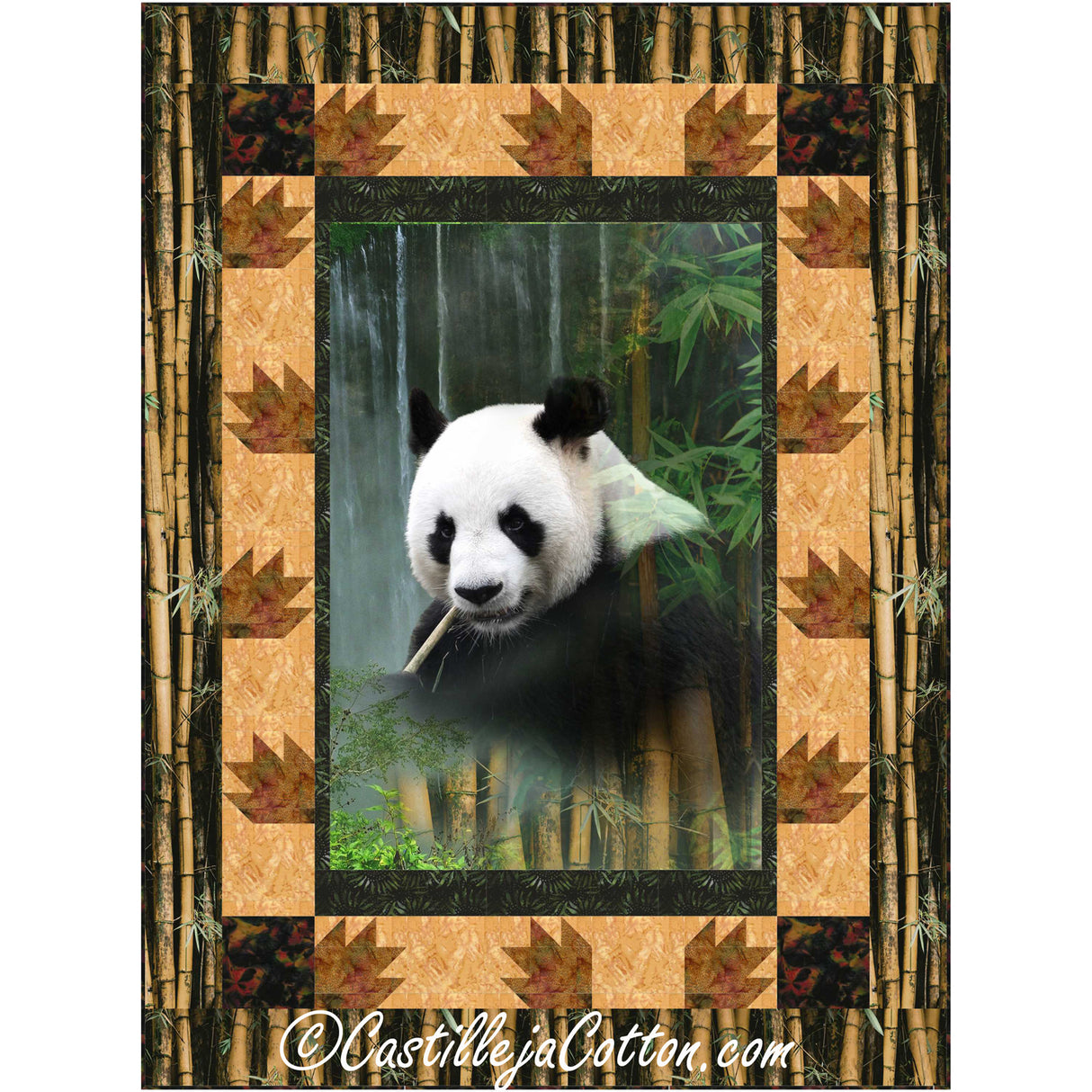 Panda and Paws Downloadable Pattern by Castilleja Cotton