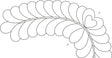 Feather Corner 6in by Quilting Creations