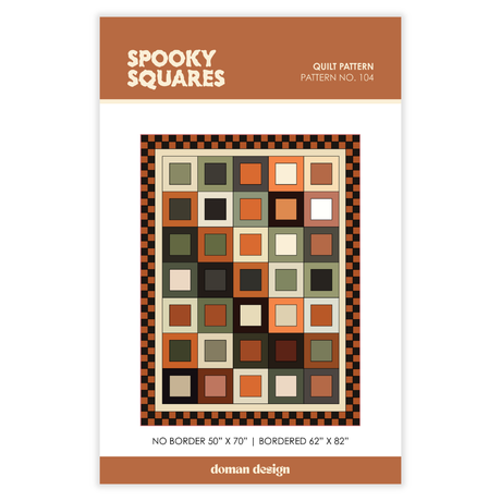 Spooky Squares Downloadable Pattern by Doman Design