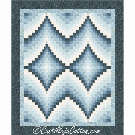 Queen Double Diamonds Downloadable Pattern by Castilleja Cotton by Castilleja Cotton