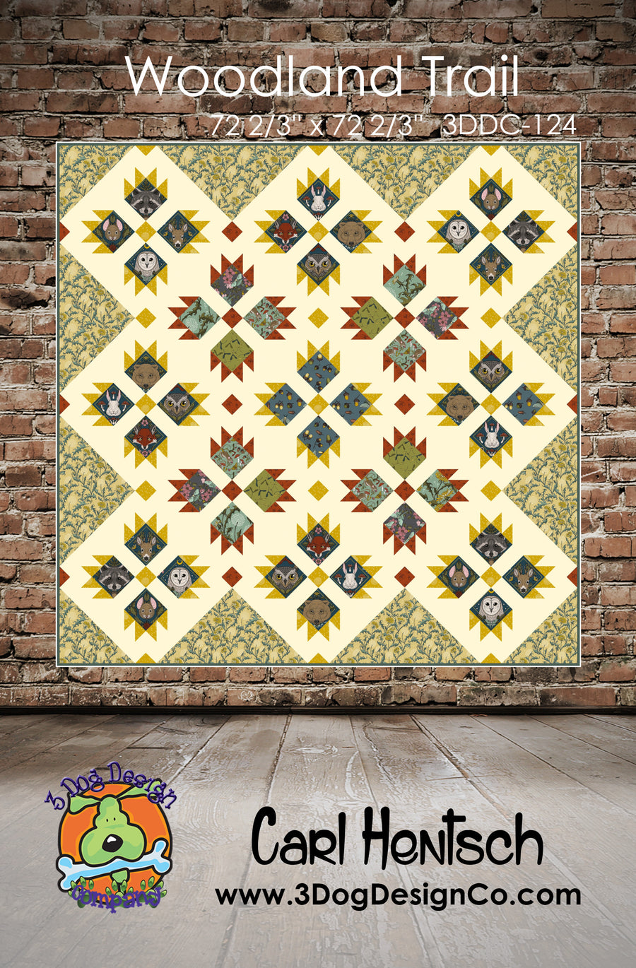 Trail Pattern Design Woodland Trail Downloadable Pattern – Quilting Books Patterns and Notions