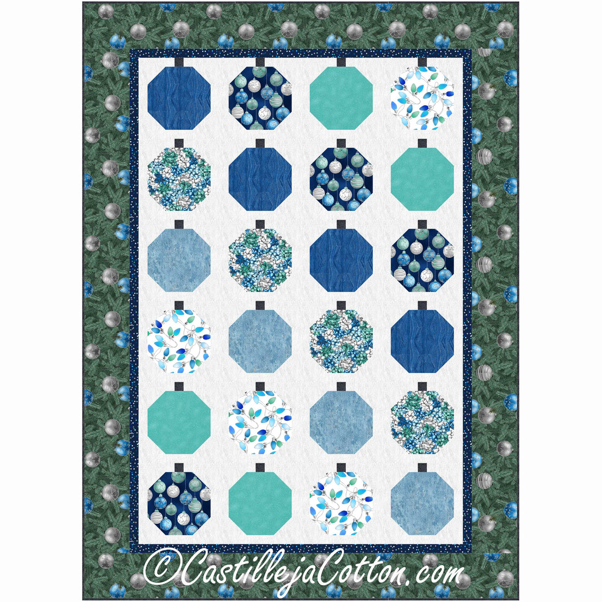 Traditional Ornaments Downloadable Pattern by Castilleja Cotton by Castilleja Cotton