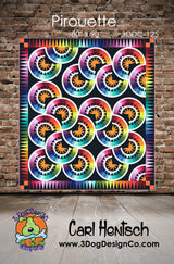 Pirouette Quilt Pattern by 3 Dog Design Co Quilt Patterns