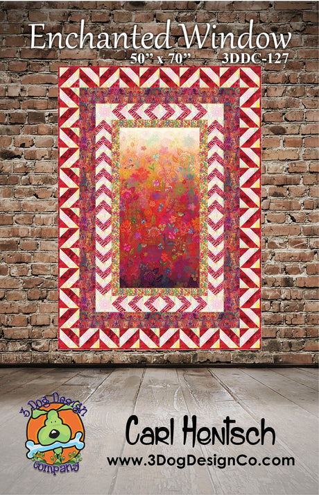 Enchanted Window Downloadable Pattern by 3 Dog Design Co Quilt Patterns