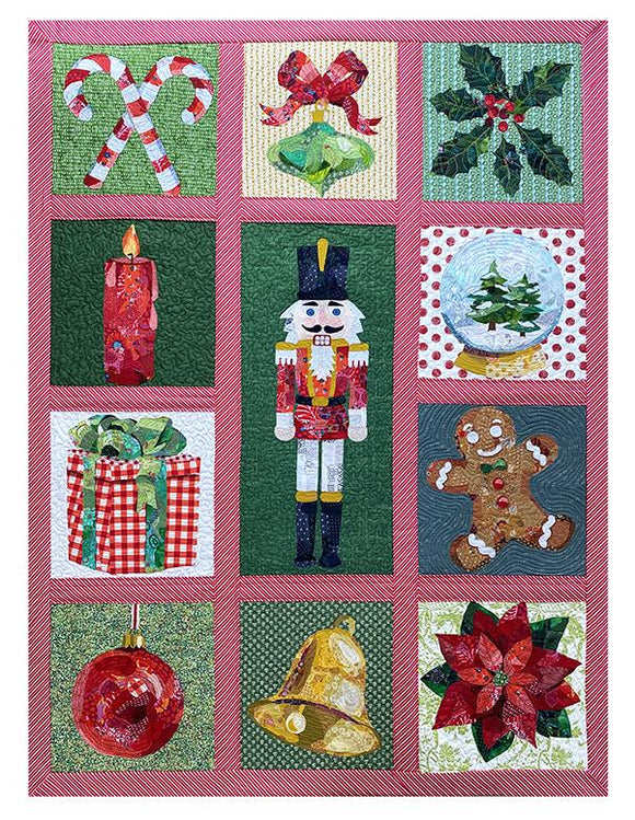 12 Days of Christmas Quilt Pattern by Collage Quilter