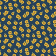 Dark Blue Field Sunflowers Fabric by Benartex - Contempo - Kanvas