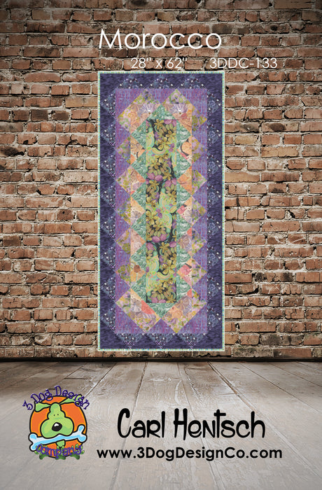 Morocco Runner Downloadable Pattern by 3 Dog Design Co Quilt Patterns