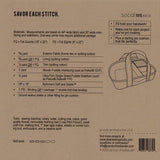Back of the Social Tote Pattern by Carolyn Friedlander
