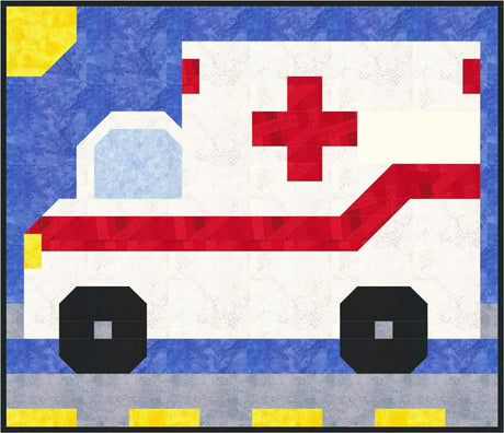 Ambulance Quilt Pattern by Counted Quilts