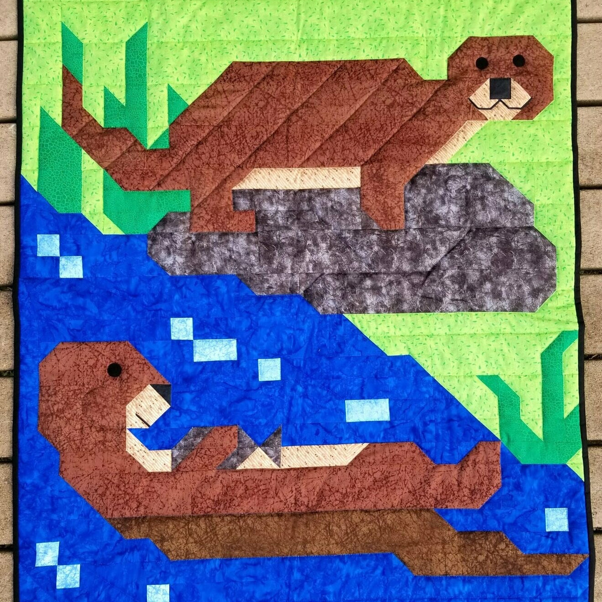 Otters Quilt Pattern – Quilting Books Patterns and Notions