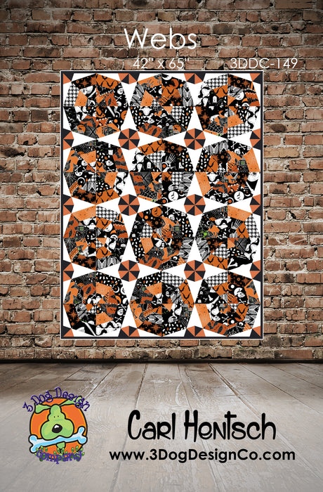 Webs Downloadable Pattern by 3 Dog Design Co Quilt Patterns