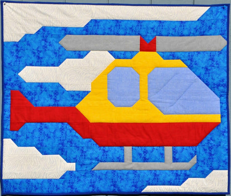 Helicopter Quilt Pattern by Counted Quilts