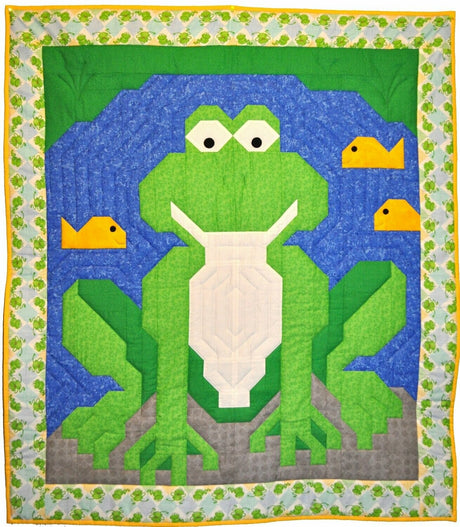 Frog Quilt Pattern by Counted Quilts