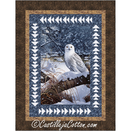 Snowy Owl Downloadable Pattern by Castilleja Cotton