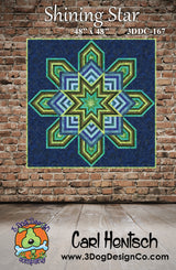 Shining Star Downloadable Pattern by 3 Dog Design Co Quilt Patterns