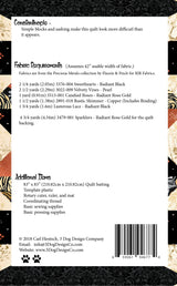 Back of the Constantinople Downloadable Pattern by 3 Dog Design Co Quilt Patterns