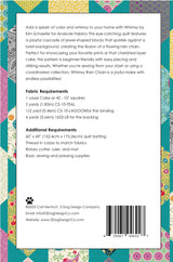 Back of the Rain Chain Downloadable Pattern by 3 Dog Design Co Quilt Patterns
