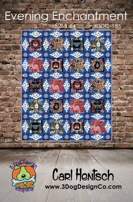Evening Enchantmen Downloadable Pattern by 3 Dog Design Co Quilt Patterns