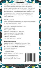Back of the Love Me Knot Downloadable Pattern by 3 Dog Design Co Quilt Patterns