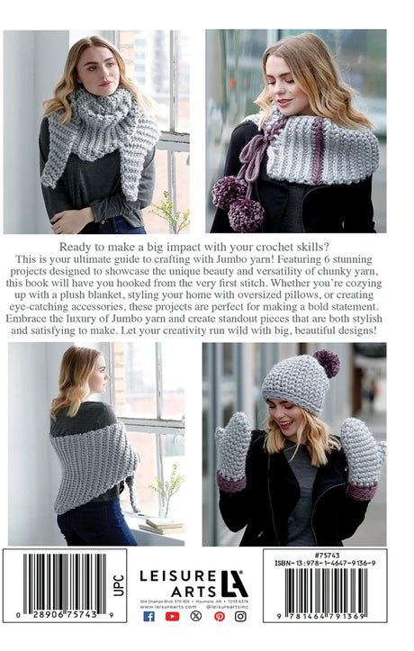 Back of the Jumbo Crochet by Leisure Arts