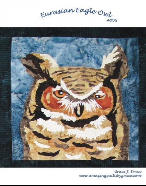 The Eyes Have It - Eurasian Owl Downloadable Pattern by Amazing Quilts By Grace