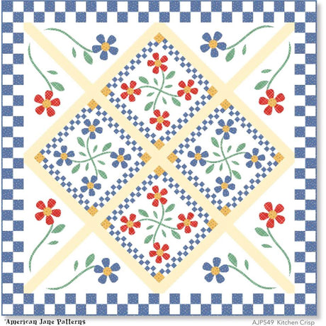 Kitchen Crisp Quilt Pattern by American Jane Patterns