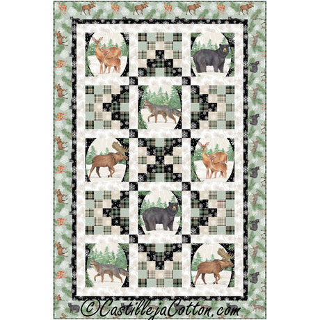 Frosted Animals Downloadale Pattern by Castilleja Cotton