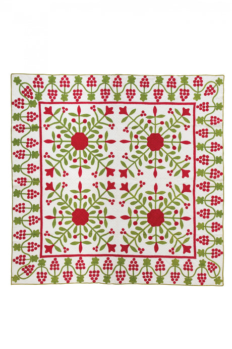 2024 Wall Calendar Red & Green Antique Quilts from the Poos Collection by C & T Publishing