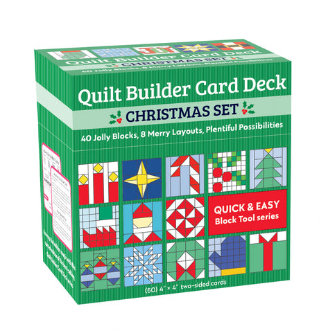 Quilt Builder Card Deck Christmas Set by C & T Publishing