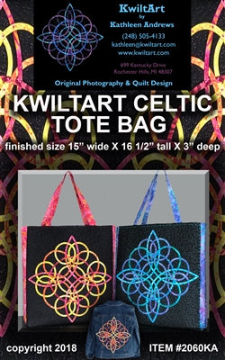 Celtic Tote Bag Pattern by Kwilt Art