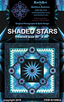 Shaded Stars Quilt Pattern by Kwilt Art