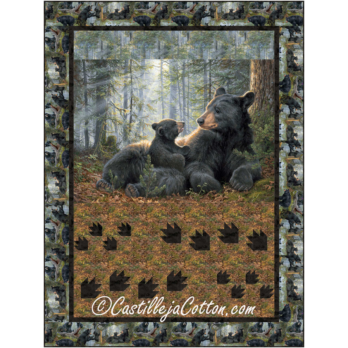 Mama Bear And Cub Downloadable Pattern – Quilting Books Patterns and ...