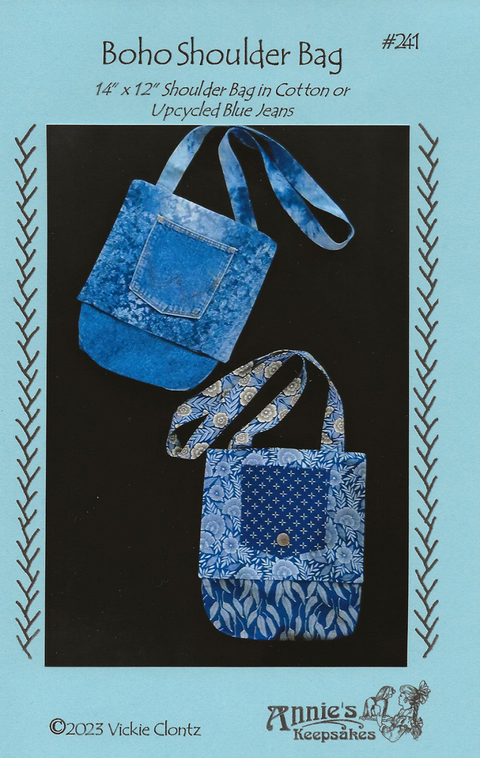 Boho shoulder outlet bag pattern