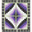 Stained Glass Flowers Queen Downloadable Pattern by Castilleja Cotton