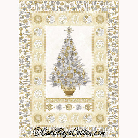 Ornaments and Tree Downloadable Pattern by Castilleja Cotton