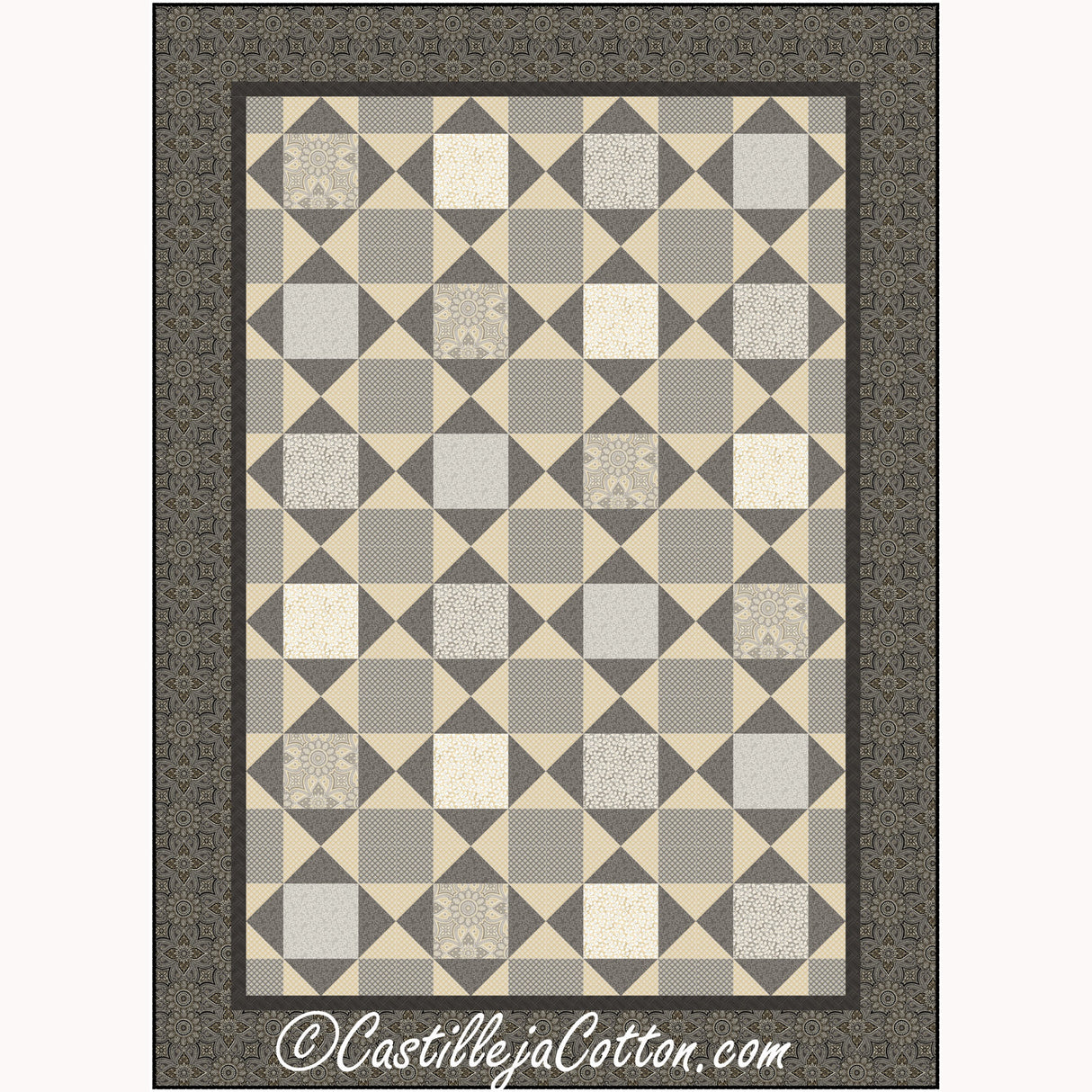 Illusions Downloadable Pattern by Castilleja Cotton