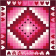 Floating Hearts 1 Downloadable Pattern by Castilleja Cotton
