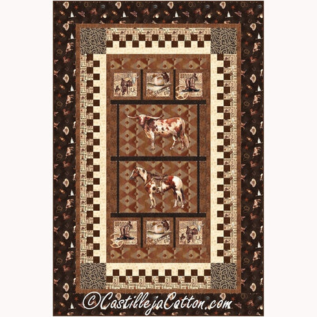 Cattle Roundup Downloadable Pattern By Castilleja Cotton