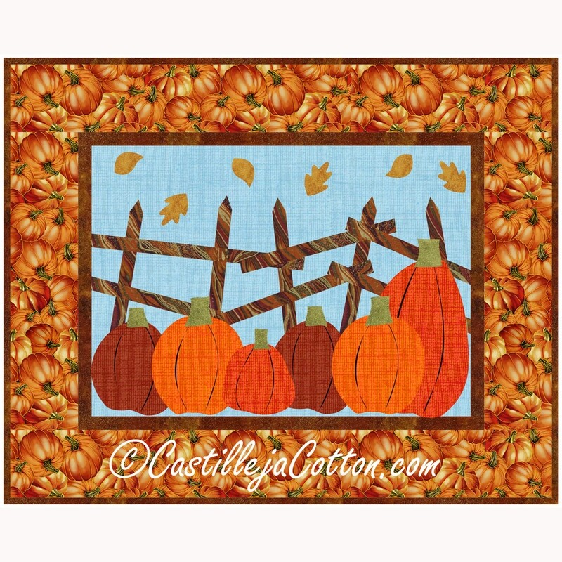 Pumpkin Patch Downloadable Pattern by Castilleja Cotton