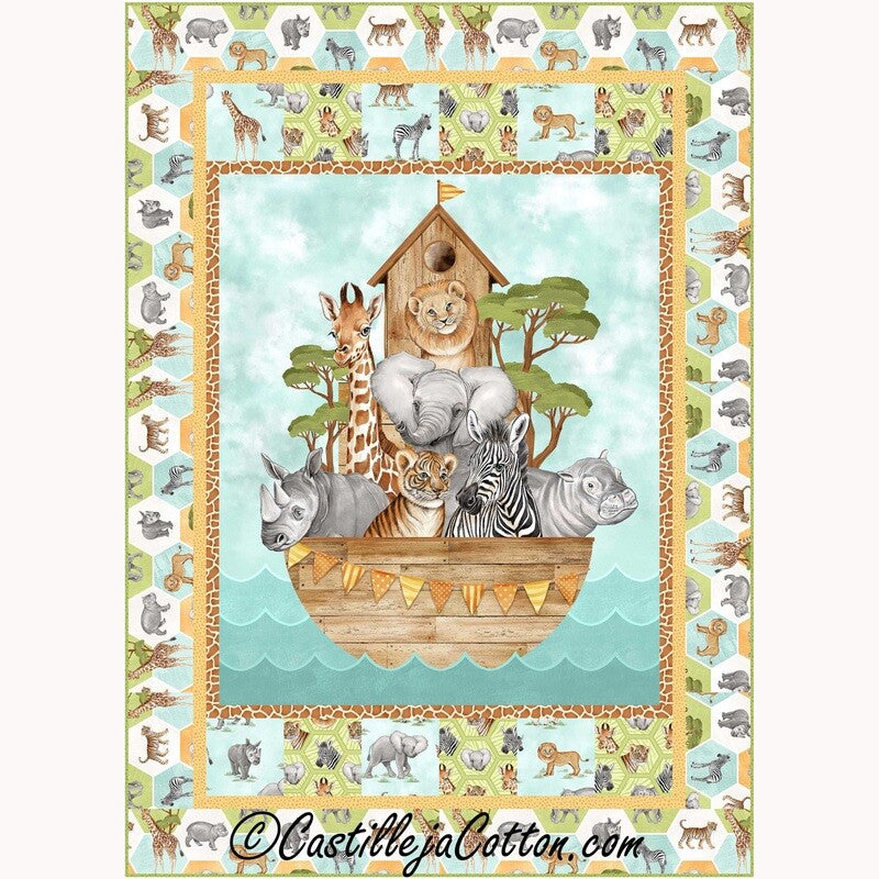Safari Boat Downloadable Pattern by Castilleja Cotton