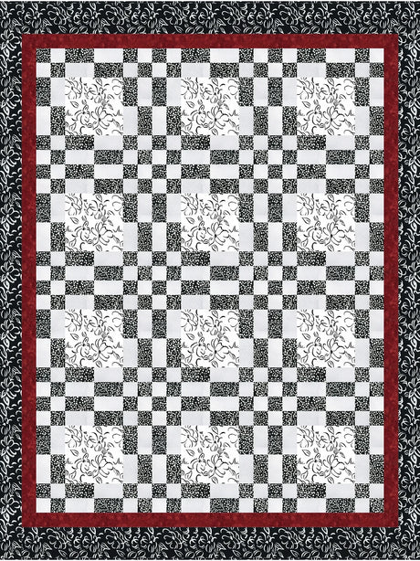 Four Square Downloadable Pattern by Quilting Renditions