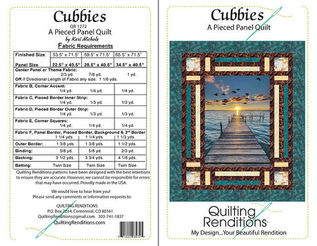 Cubbies Downloadable Pattern by Quilting Renditions
