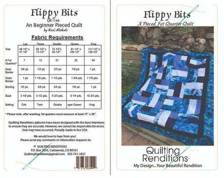 Flippy Bits Quilt Pattern by Quilting Renditions