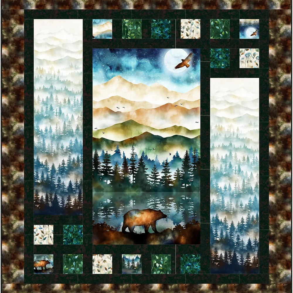 Triptych Downloadable Pattern by Quilting Renditions