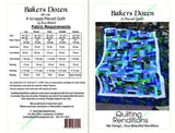 Back of the Bakers Dozen Quilt Pattern by Quilting Renditions